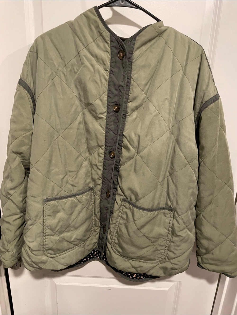 Blank NYC Reversible Diamond Quilted Jacket Size Small